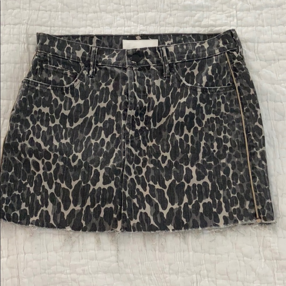 Mother jean skirt